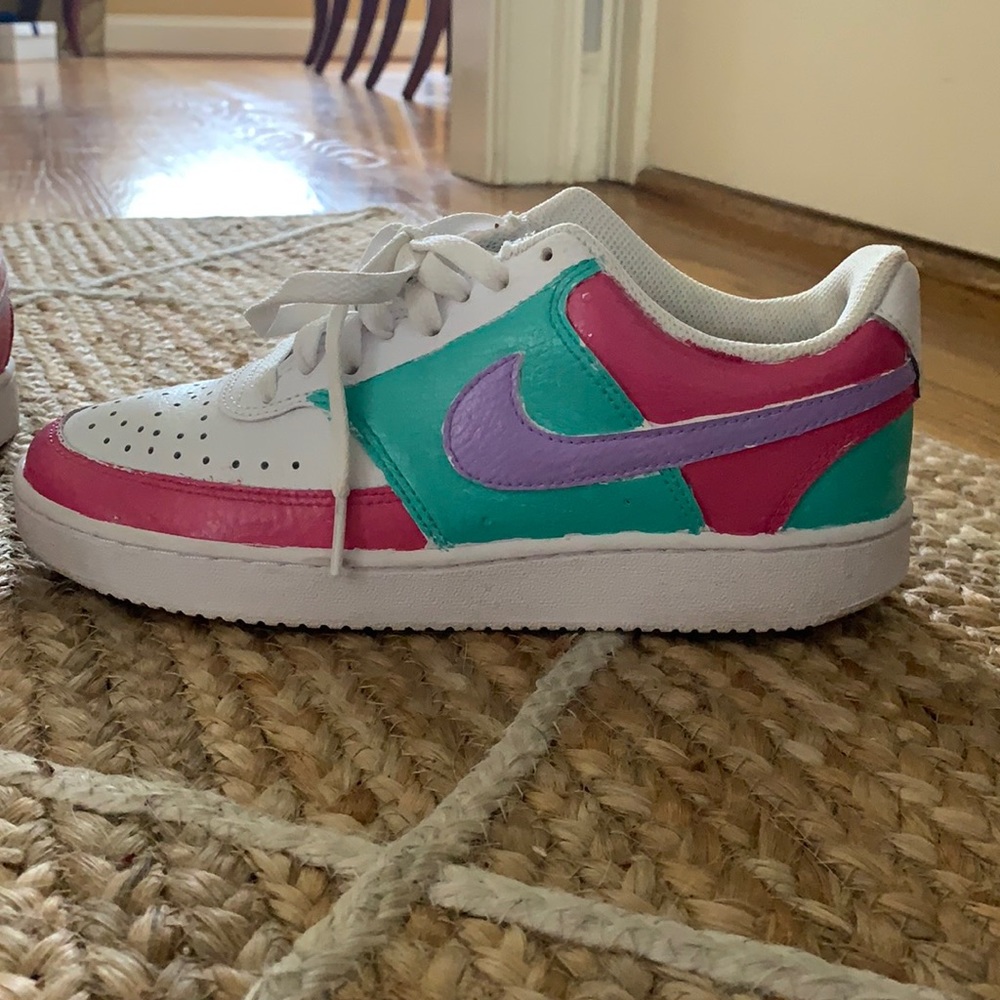 painted nike air forces